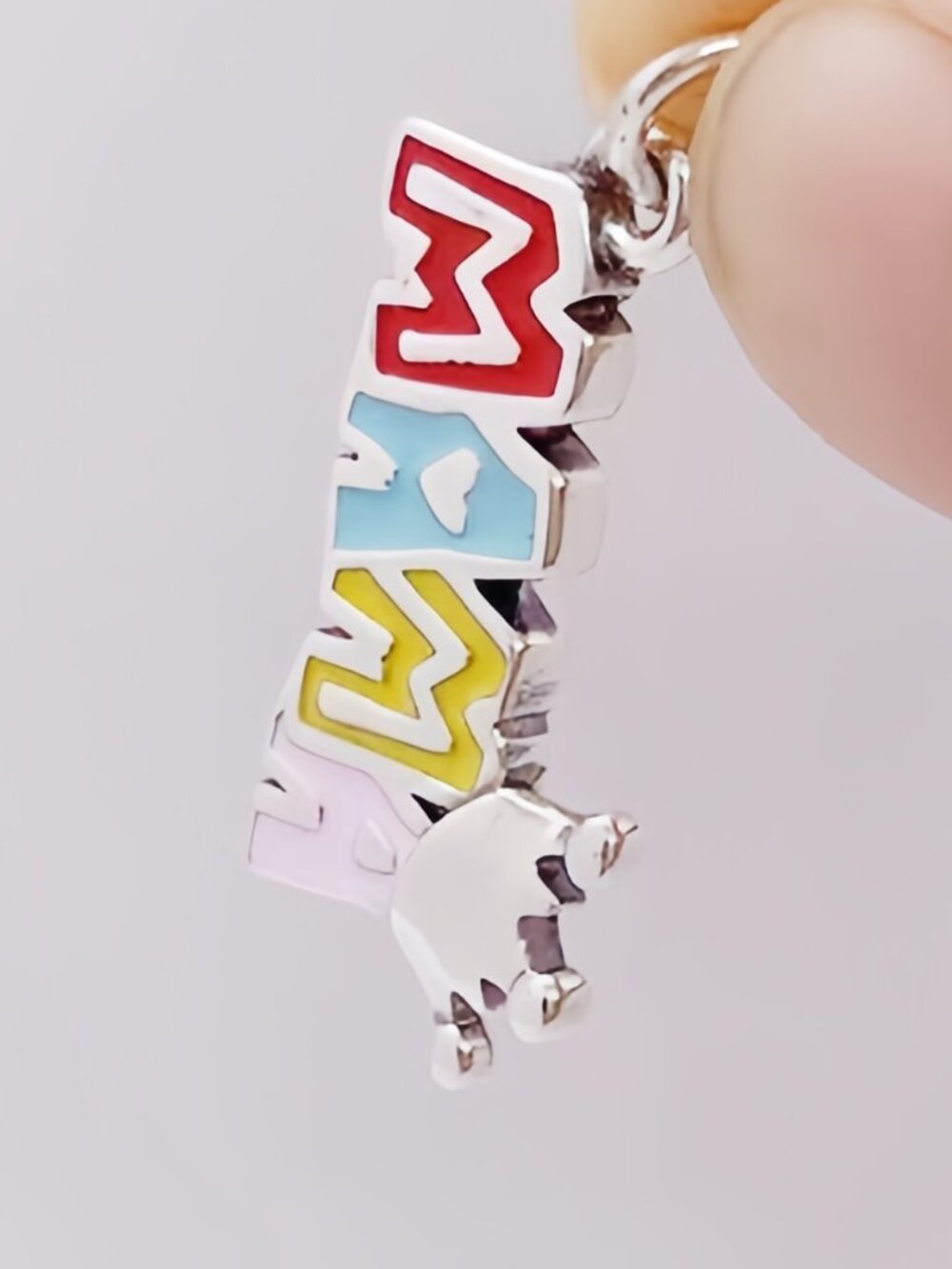 James Avery Enamel Mama Rules Charm